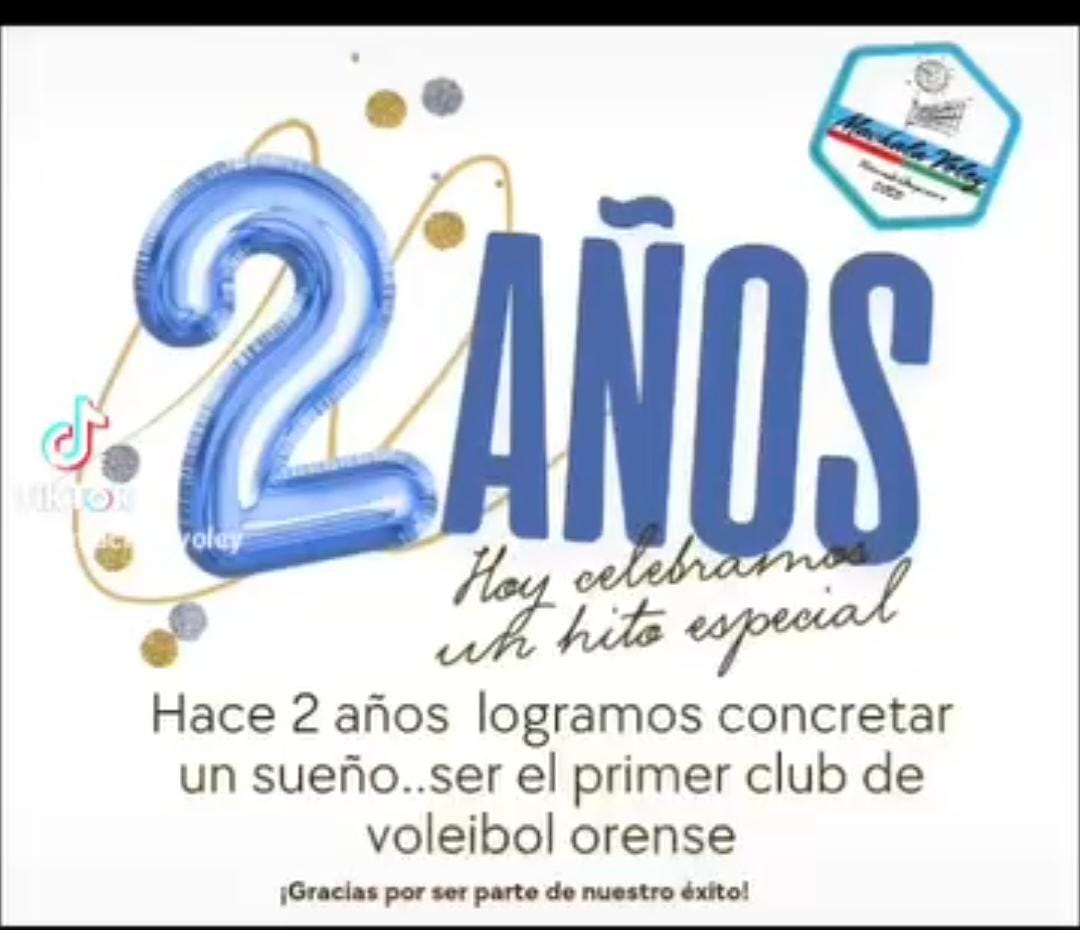 Machala Voley Club celebrando su segundo año de vida jurídica